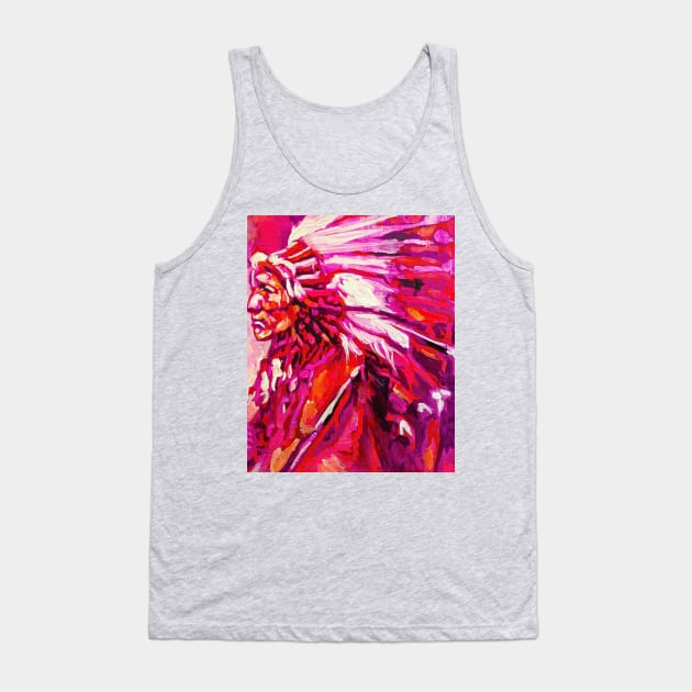 Indian Chief Tank Top by Raybomusic01